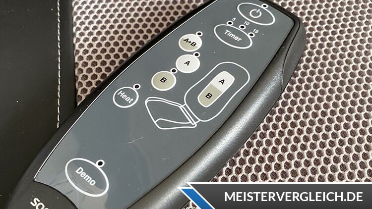 SANITAS Shiatsu-Sitzauflage SMG 201 Fernbedienung