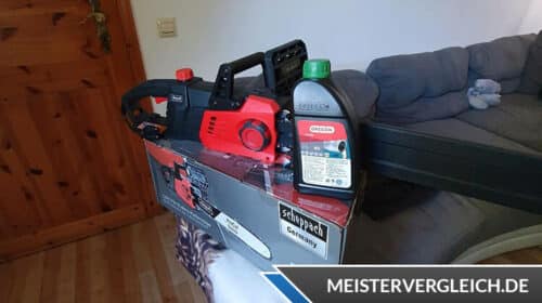 Scheppach Elektro-Kettensäge CSE2600 – 2400W, 45,5cm Schwert, Mit Kettenbremse & Kettenschutz