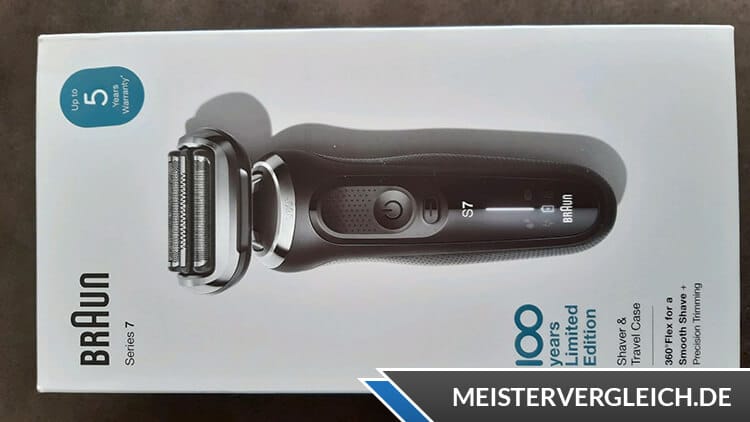 BRAUN Elektrorasierer Series 7 Limited Edition Verpackung