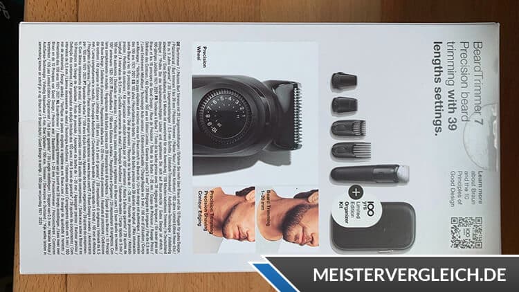 BRAUN Limited Edition Beard Trimmer 7 Lieferumfang
