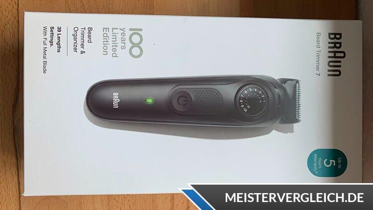 BRAUN Limited Edition Beard Trimmer 7 Verpackung
