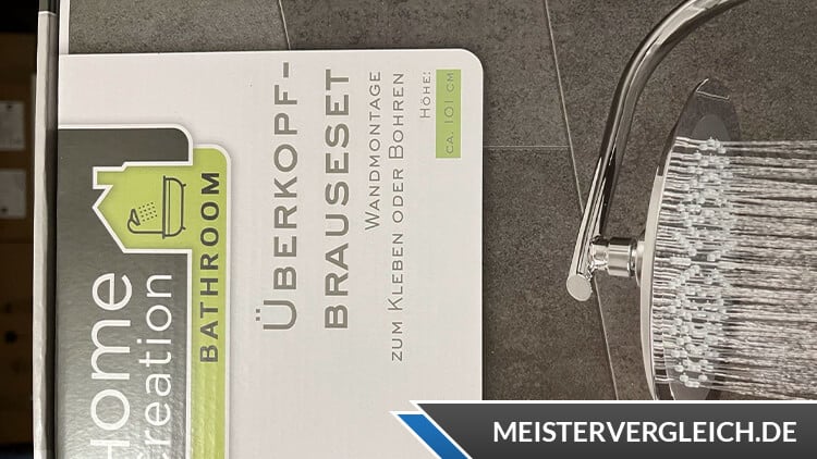 HOME CREATION Überkopfbrause-Set Verpackung