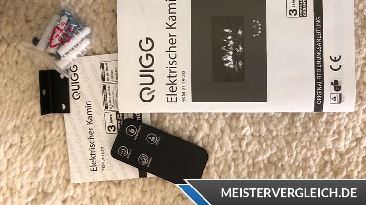 QUIGG Elektrischer Kamin GT-SF-ELK-01 Zubehör