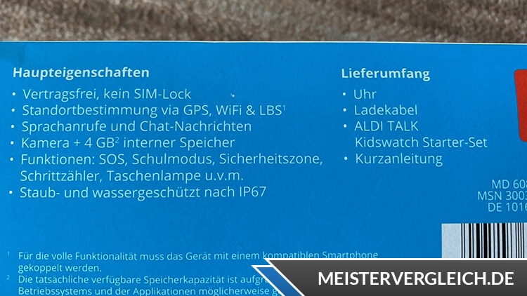 Xplora Kidswatch XGO2 + Rückseite