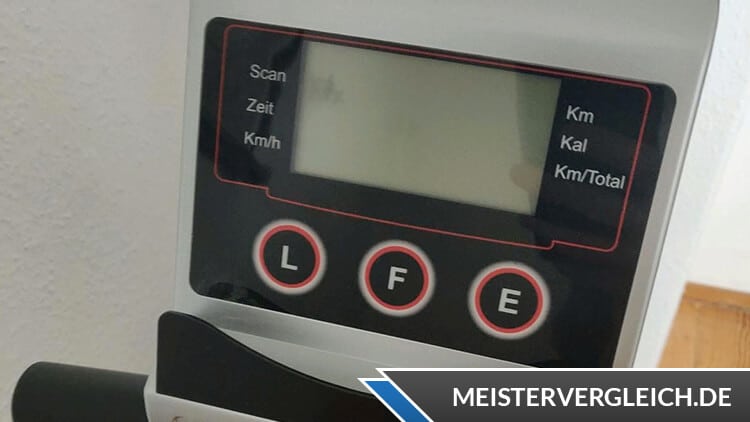 Christopeit Sport Sitz-Heimtrainer RS 100 Display
