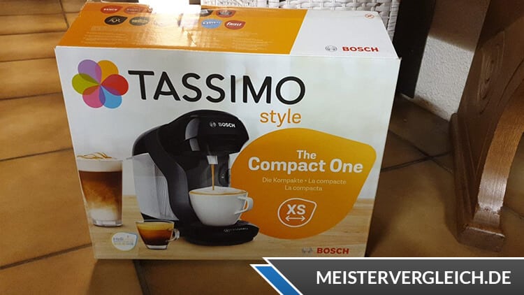 BOSCH Kapselkaffeemaschine Tassimo TAS1102 Verpackung