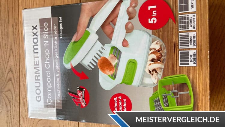 GOURMETMAXX Küchenhelfer Compact Chop 'N Slice Test