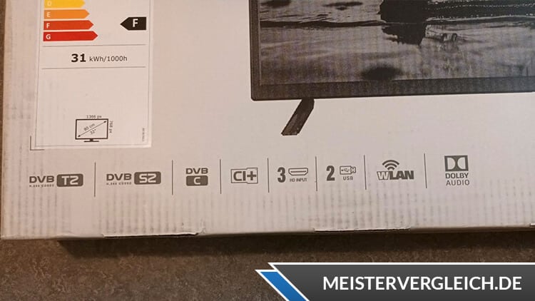 JTC HD-Smart-TV S32H23260VJK Verpackung