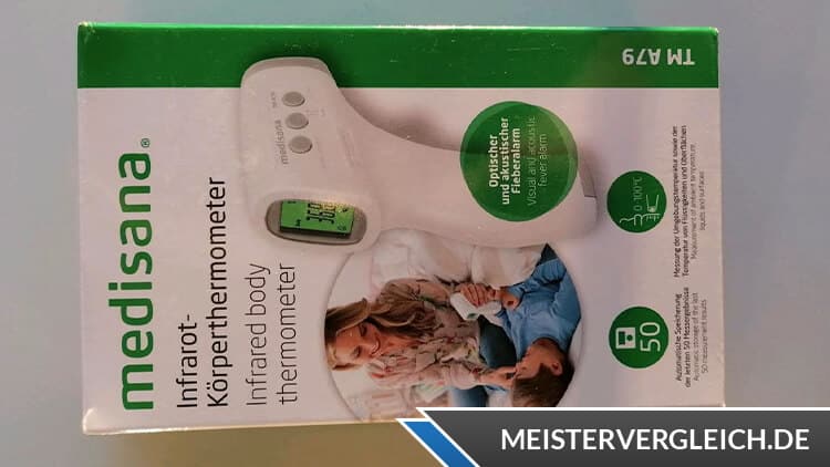 MEDISANA Kontaktloses Infrarot-Körperthermometer TM A79 Verpackung
