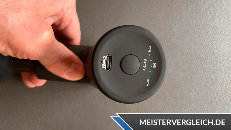 MEDISANA Massage Gun MG A50 Anschlüsse