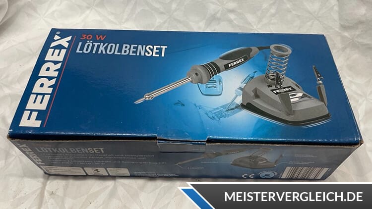 FERREX Lötkolbenset HS-060E-30 Verpackung
