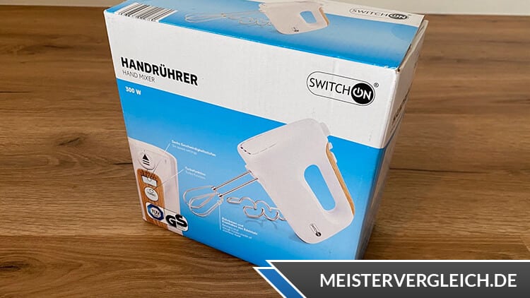 SWITCH ON Handmixer HM-H0101 Verpackung