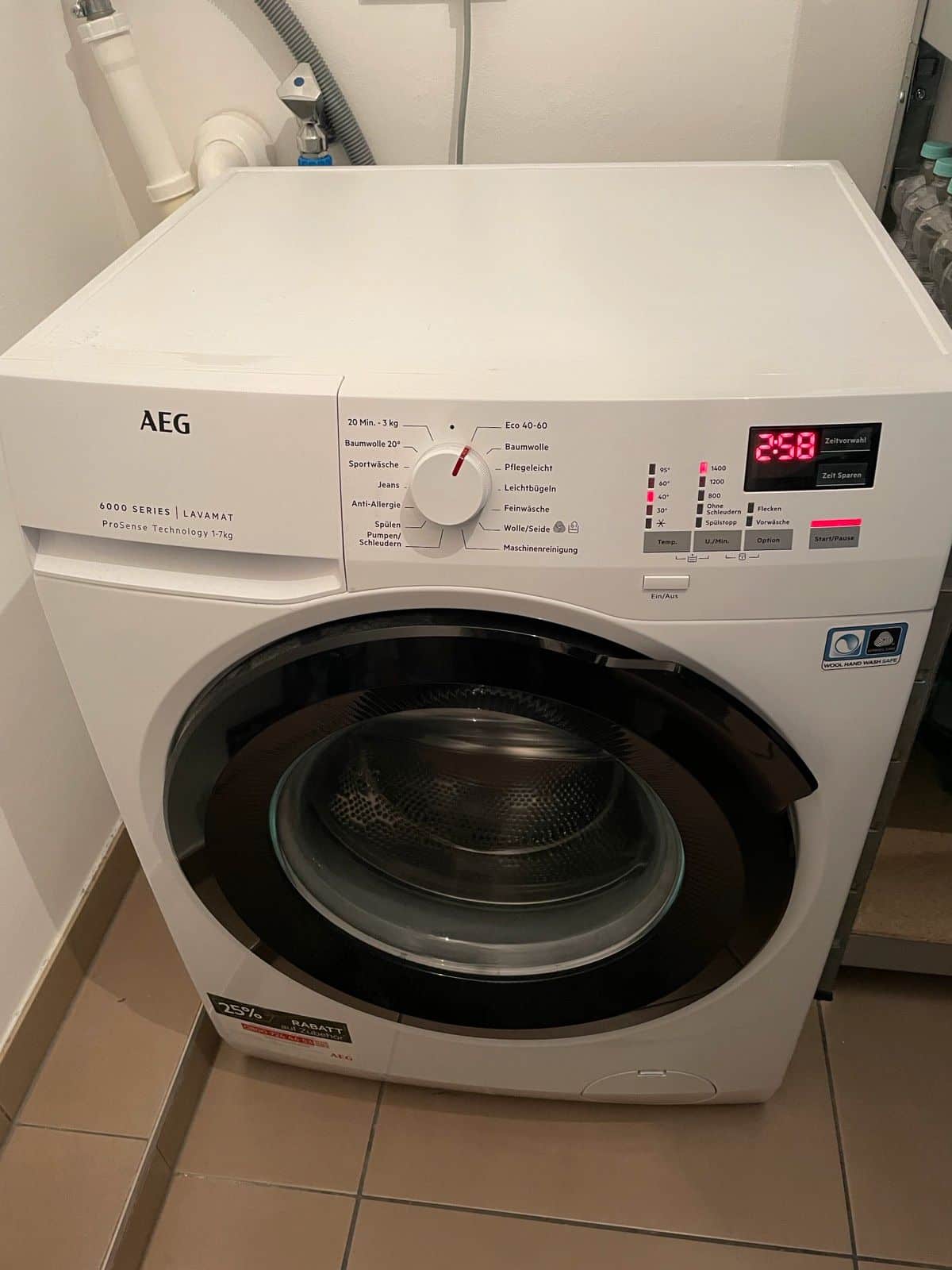 AEG L6FL700EX Waschmaschine Test