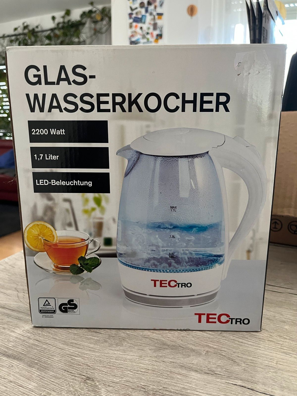TecTro WK1506 Glas-Wasserkocher Test