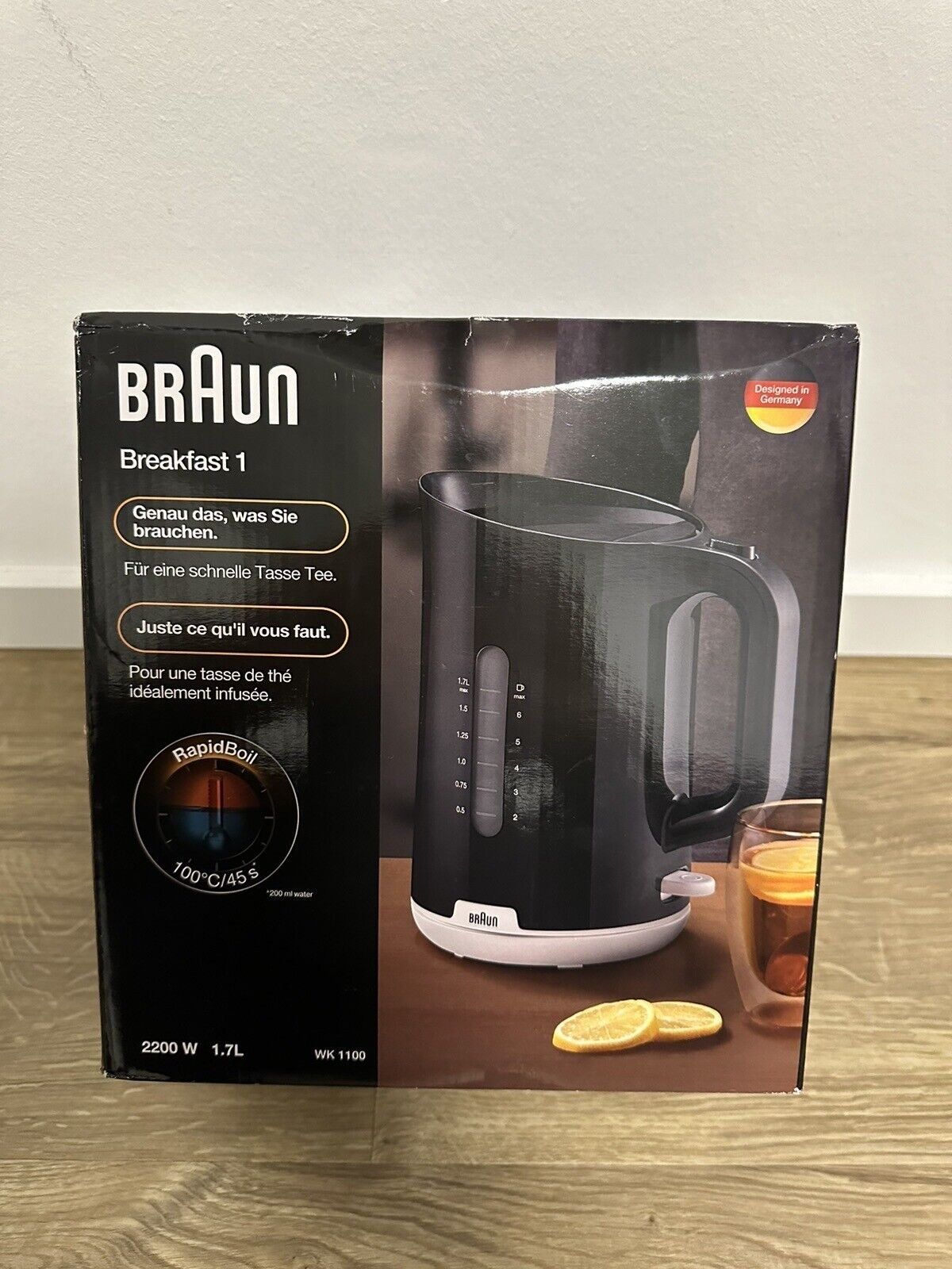 BRAUN Wasserkocher WK 1100.BK/WK 1100.WH Test