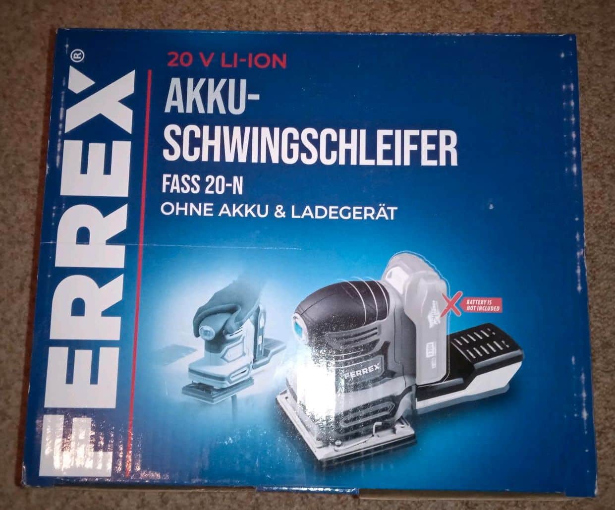 FERREX 20-V-Akku-Schwingschleifer FASS 20-N Test