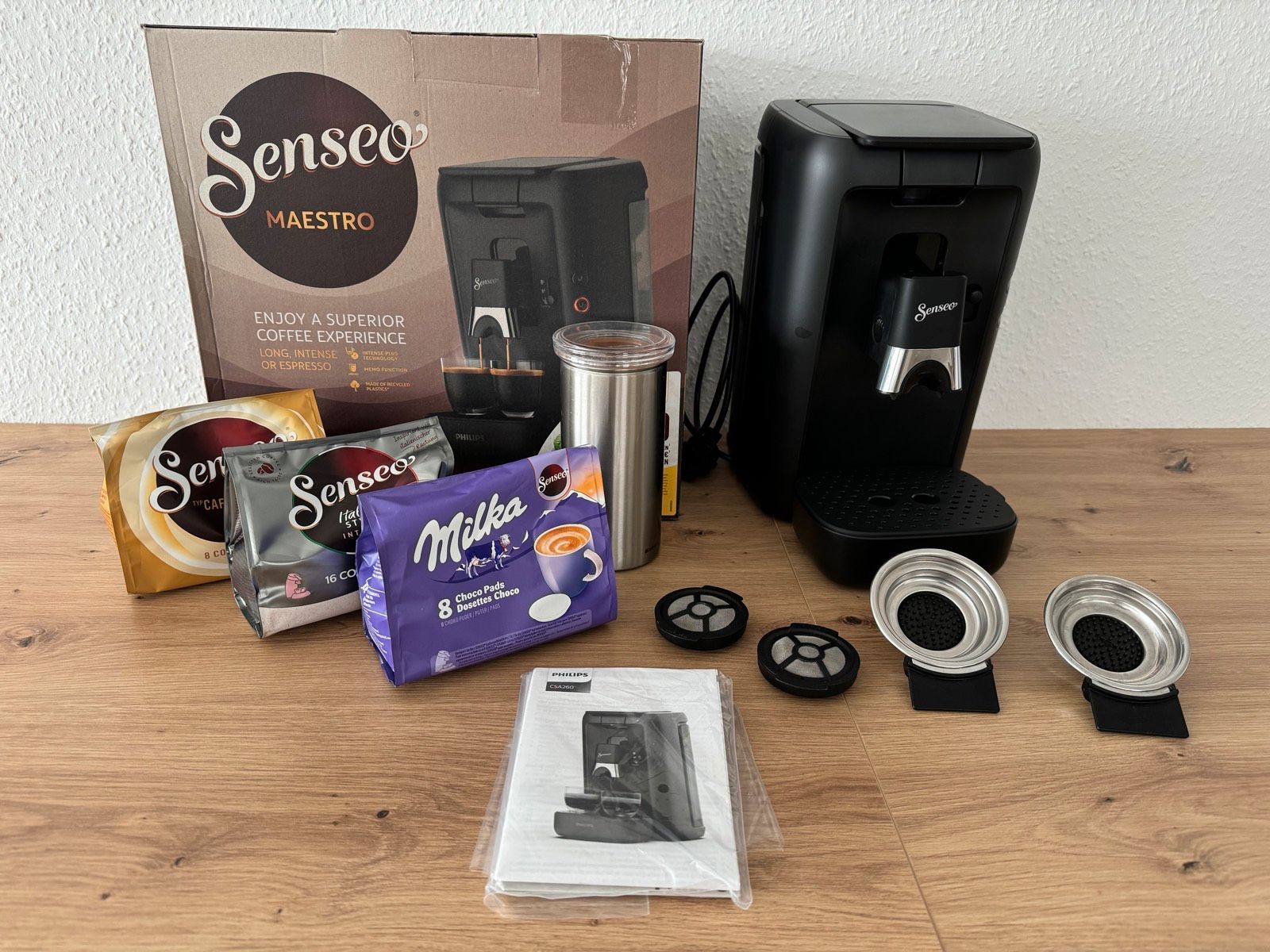 Philips Senseo Kaffeepadmaschine Maestro CSA260/65