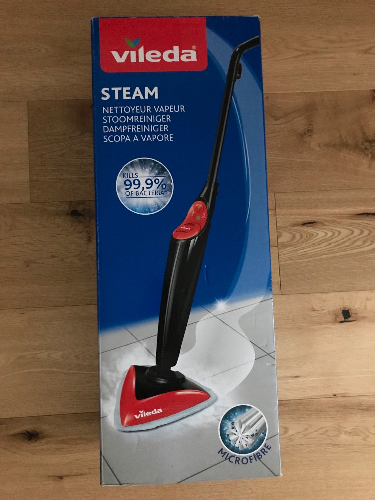 Vileda Steam Plus Dampfbodenreiniger Test und Bewertung Erfahrungen