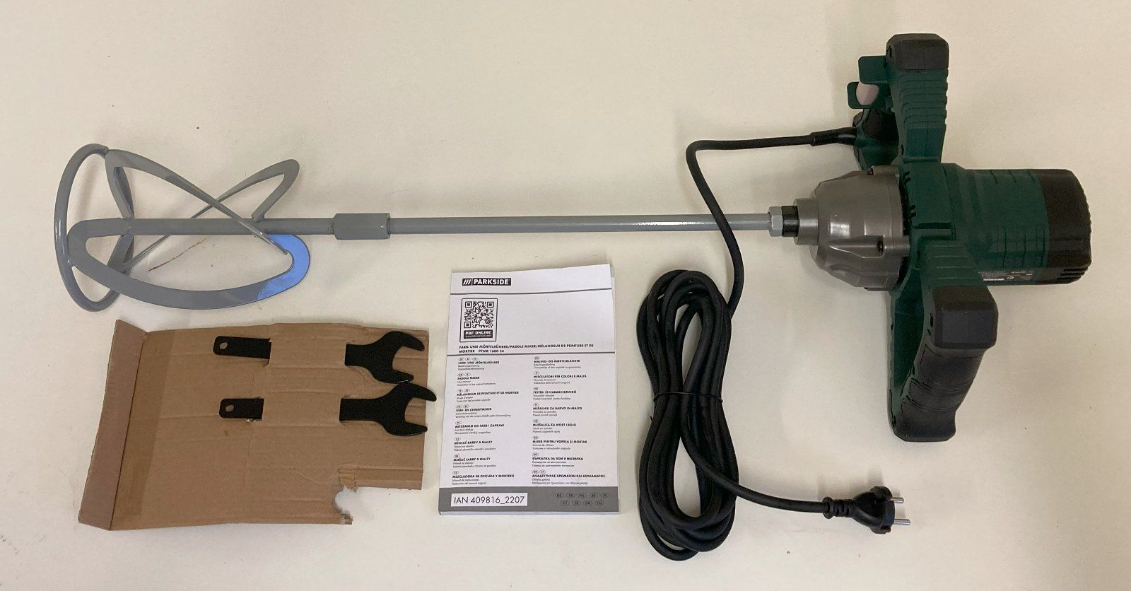 PARKSIDE® Farb- und Mörtelrührer »PFMR 1600 C4«