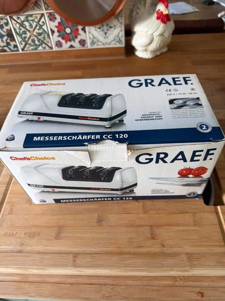Graef CC120 elektrischer Messerschärfer – Testsieger bei CHIP unter den elektrischen Geräten